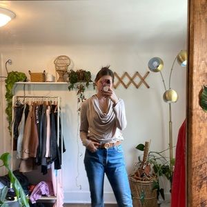 BOGO! Natori Cowl Neck Long Sleeve Jersey Top